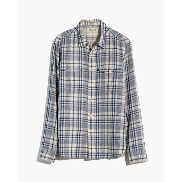 Madewell Double Weave Perfect Shirt in Bridgeton Plaid - Picture 6 of 8